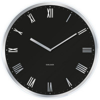 Hodiny na stenu KA5423BK čierne Karlsson 40cm Hodiny na stenu KA5423BK čierne Karlsson 40cm