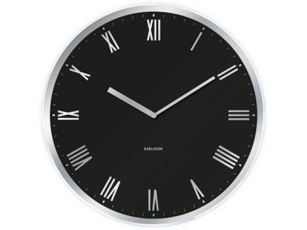 Hodiny na stenu KA5423BK čierne Karlsson 40cm Hodiny na stenu KA5423BK čierne Karlsson 40cm