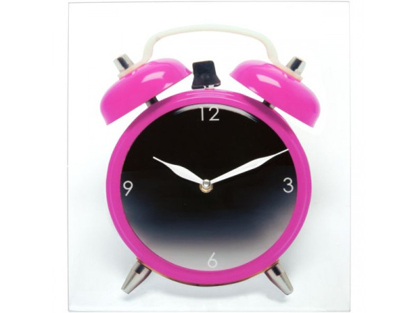 Hodiny Silly Twinbell Pink 35cm Hodiny Silly Twinbell Pink 35cm