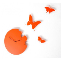 Hodiny Diamantini & Domeniconi Butterfly orange 40cm Hodiny Diamantini & Domeniconi Butterfly orange 40cm