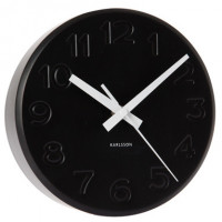Hodiny na stenu 5477bk Karlsson,19cm Hodiny na stenu 5477bk Karlsson,19cm