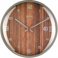 Hodiny na stenu Twins 292 wenge 30cm Hodiny na stenu Twins 292 wenge 30cm