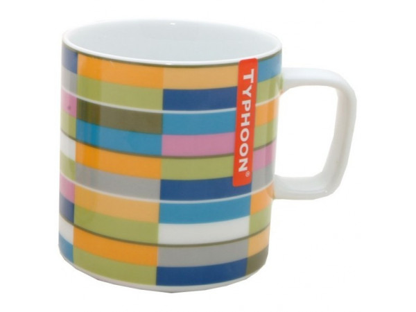 Hrnček TYPHOON Metro Mug, vodorovné pásiky 350ml Hrnček TYPHOON Metro Mug, vodorovné pásiky 350ml