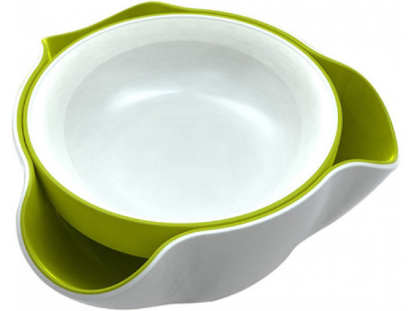 Joseph Joseph Double Dish Dvojitá miska biela/ zelená Joseph Joseph Double Dish Dvojitá miska biela/ zelená
