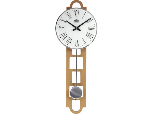 Kyvadlové hodiny MPM 3185.53 svetlé drevo, 68cm Kyvadlové hodiny MPM 3185.53 svetlé drevo, 68cm