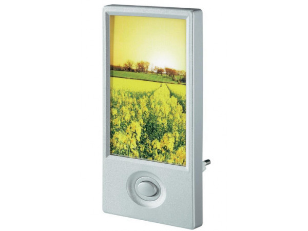 LED nočné osvetlenie s fotorámikom, 230v, 14cm LED nočné osvetlenie s fotorámikom, 230v, 14cm