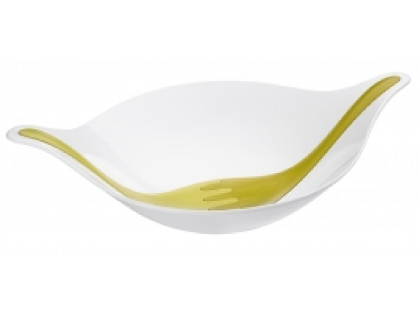 LEAF šalátová misa s príborom 3 L, rôzne farby LEAF šalátová misa s príborom 3 L, rôzne farby