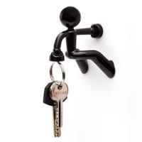 Magnetický držiak kľúčov Peleg DESIGN Key Pete, čierny Magnetický držiak kľúčov Peleg DESIGN Key Pete, čierny