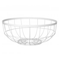 Misa na ovocie Present Time Fruit basket open grid, biela