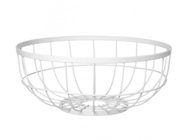 Misa na ovocie Present Time Fruit basket open grid, biela Misa na ovocie Present Time Fruit basket open grid, biela