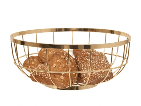 Misa na ovocie Fruit basket open grid, zlatá Misa na ovocie Fruit basket open grid, zlatá