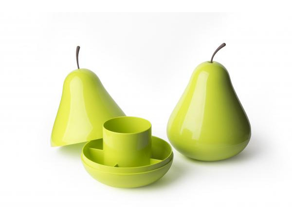 Multifunkčná misa s poklopom Qualy Pear Pod, zelená Multifunkčná misa s poklopom Qualy Pear Pod, zelená