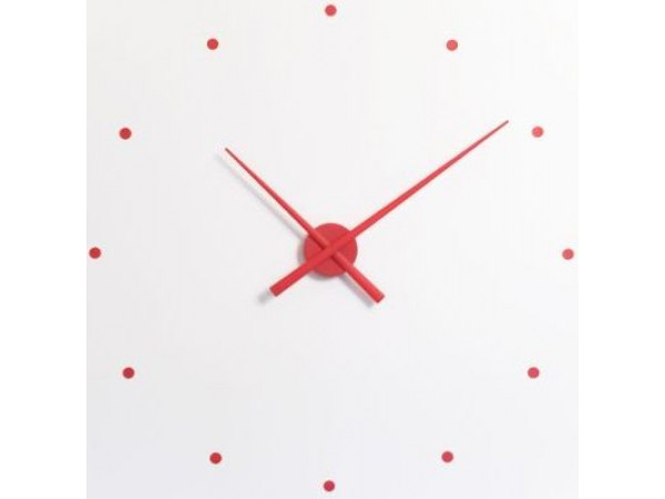NOMON OJ Designové nástenné hodiny červené 50cm NOMON OJ Designové nástenné hodiny červené 50cm