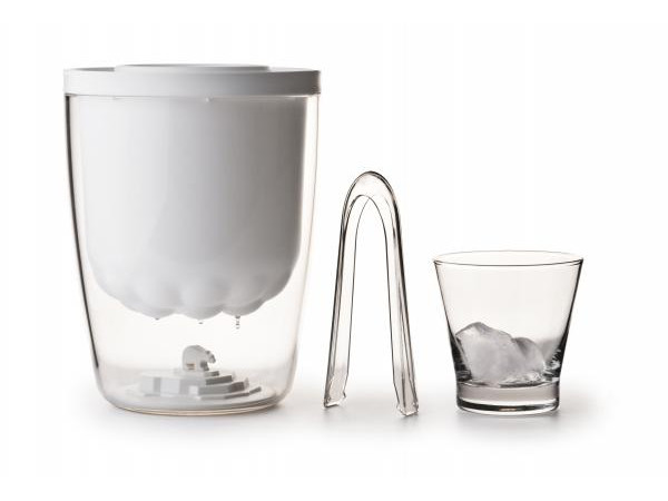 Nádoba na ľad Qualy Polar Ice Bucket, biela