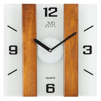 Nástenné hodiny sklené JVD N27045.41 28cm