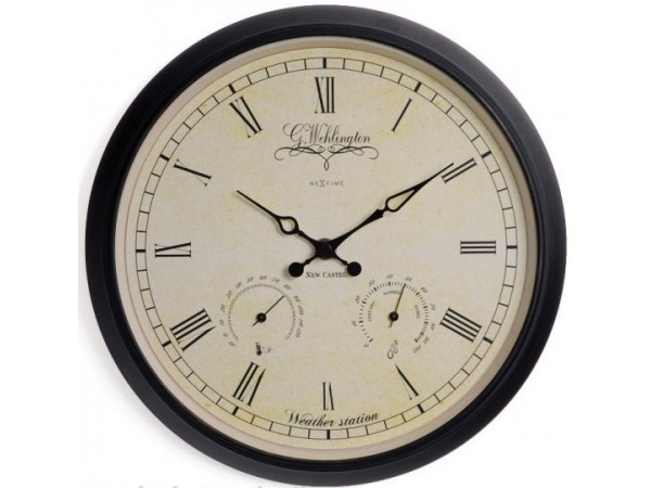 Nástenné retro hodiny Nextime 2969 WEATHER STATION 25cm Nástenné retro hodiny Nextime 2969 WEATHER STATION 25cm