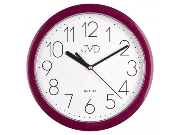 Nástenné hodiny quartz fialové Time 2.10 25cm Nástenné hodiny quartz fialové Time 2.10 25cm