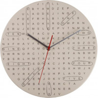 Nástenné hodiny DCI Word Search 29cm