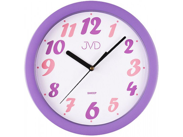 Nástenné hodiny JVD sweep Funky 3 25cm Nástenné hodiny JVD sweep Funky 3 25cm