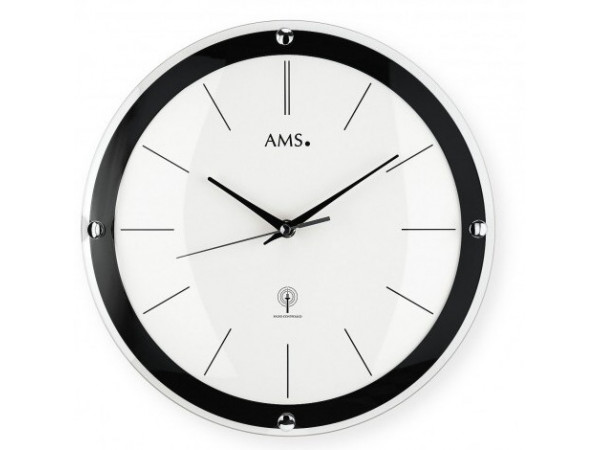 Nástenné hodiny 5902 AMS riadené rádiovým signálom 31cm Nástenné hodiny 5902 AMS riadené rádiovým signálom 31cm