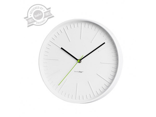 Nástenné hodiny Balvi ZEN biele 30cm