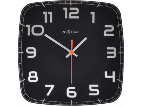 Nástenné hodiny 8816zw Nextime Classy square 30cm