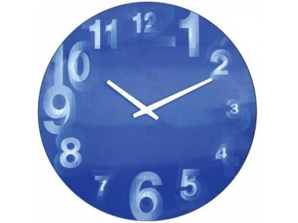 Nástenné hodiny 3077bl Nextime 3D 39cm Nástenné hodiny 3077bl Nextime 3D 39cm