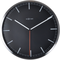 Nástenné hodiny 3071zw Nextime Company Black Stripe 35cm Nástenné hodiny 3071zw Nextime Company Black Stripe 35cm