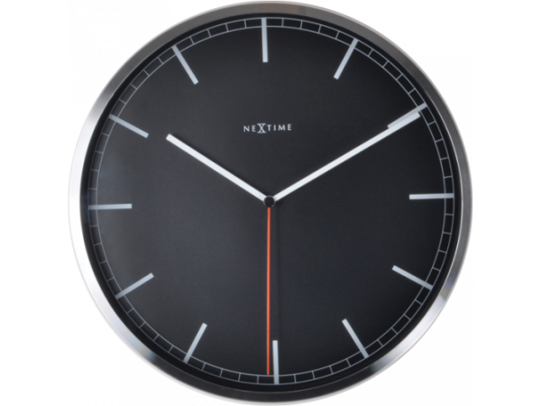 Nástenné hodiny 3071zw Nextime Company Black Stripe 35cm Nástenné hodiny 3071zw Nextime Company Black Stripe 35cm