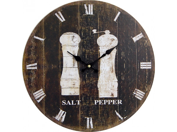 Nástenné hodiny hl Salt & Pepper 34cm Nástenné hodiny hl Salt & Pepper 34cm