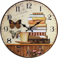 Nástenné hodiny hl Butterfly 34cm Nástenné hodiny hl Butterfly 34cm
