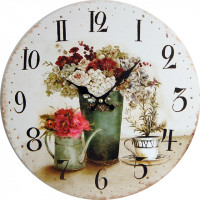 Nástenné hodiny hl Bouquet 34cm Nástenné hodiny hl Bouquet 34cm