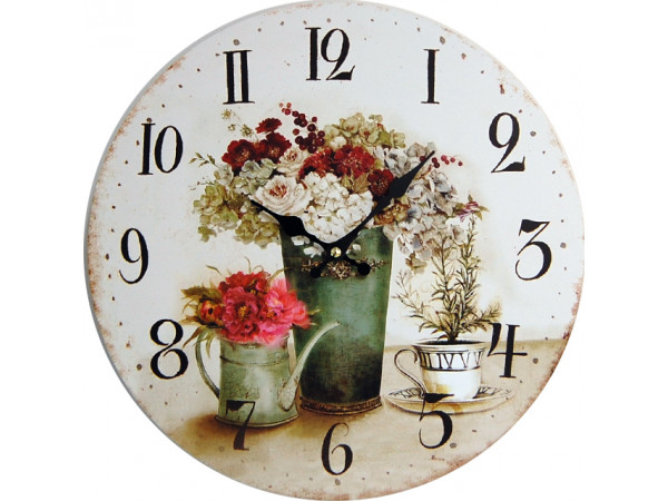Nástenné hodiny hl Bouquet 34cm Nástenné hodiny hl Bouquet 34cm