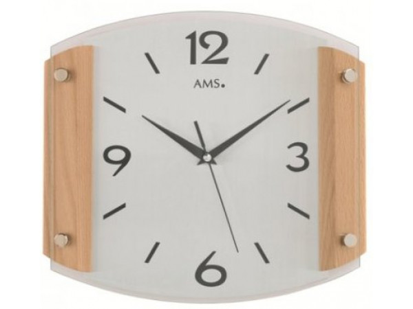 Nástenné hodiny 5938/18 AMS riadené rádiovým signálom 30cm