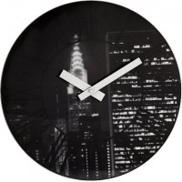 Nástenné hodiny New York Nextime THE CITY 39cm Nástenné hodiny New York Nextime THE CITY 39cm