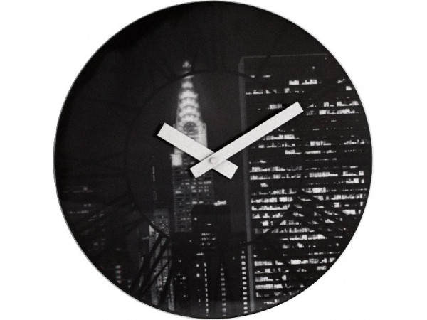 Nástenné hodiny New York Nextime THE CITY 39cm Nástenné hodiny New York Nextime THE CITY 39cm