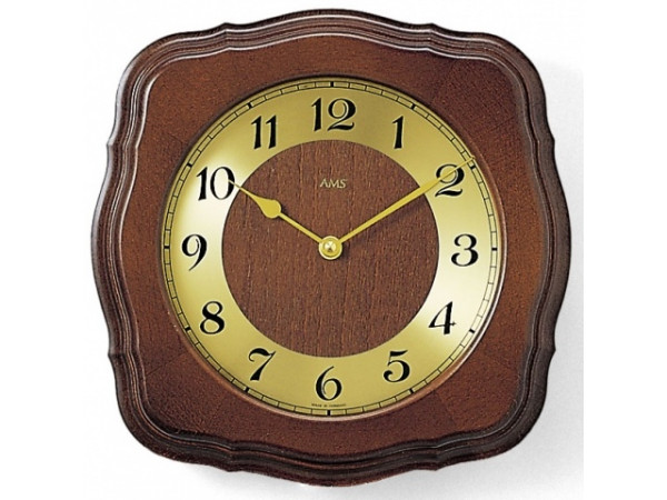 Nástenné hodiny 5862/1 AMS riadené rádiovým signálom 26cm