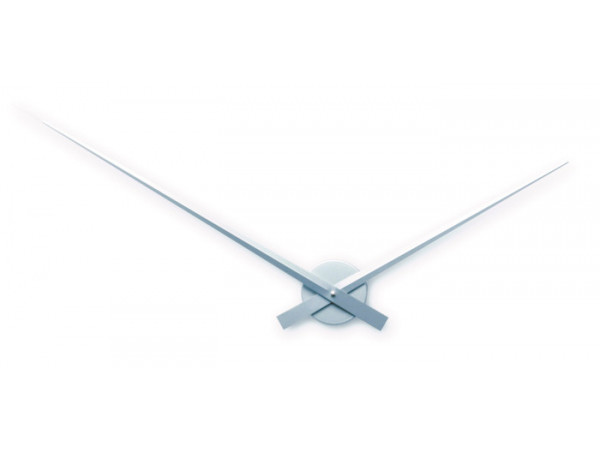 Nástenné hodiny Nextime Hands silver 90cm Nástenné hodiny Nextime Hands silver 90cm