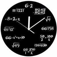 Nástenné hodiny pre matematikov 30cm
