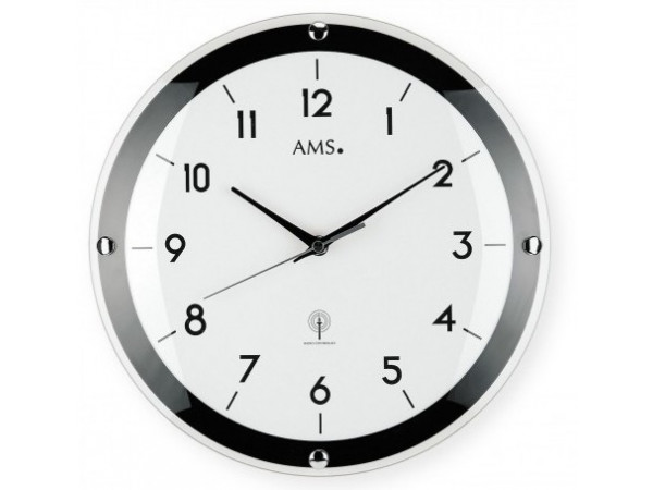 Nástenné hodiny 5906 AMS riadené rádiovým signálom 31cm Nástenné hodiny 5906 AMS riadené rádiovým signálom 31cm