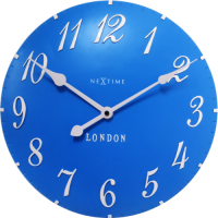 Nástenné hodiny 3084bl Nextime v aglickém retro štýle 35cm Nástenné hodiny 3084bl Nextime v aglickém retro štýle 35cm