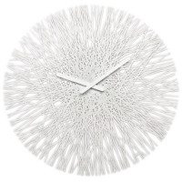 Nástenné hodiny Koziol SILK biela, 45cm