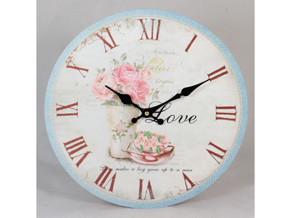 Nástenné hodiny HLC, Love, 34cm Nástenné hodiny HLC, Love, 34cm