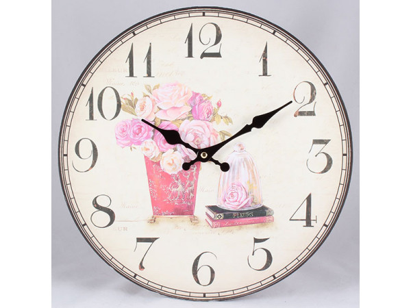 Nástenné hodiny HLC, Bouquet, 34cm Nástenné hodiny HLC, Bouquet, 34cm