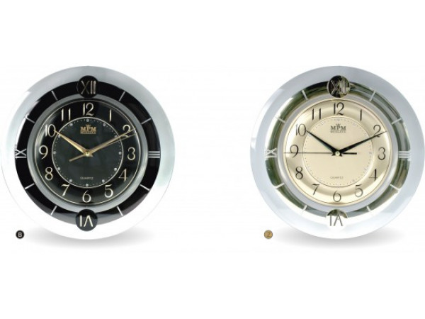 Nástenné hodiny MPM, 2445.90.SW - čierna, 30cm Nástenné hodiny MPM, 2445.90.SW - čierna, 30cm