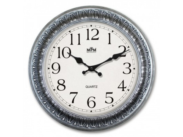 Nástenné hodiny MPM, 2978.91.E - grafit, 66cm Nástenné hodiny MPM, 2978.91.E - grafit, 66cm