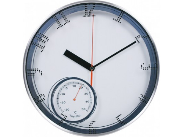 Nástenné hodiny MPM, 3083.7000 - strieborná/biela, 30cm Nástenné hodiny MPM, 3083.7000 - strieborná/biela, 30cm
