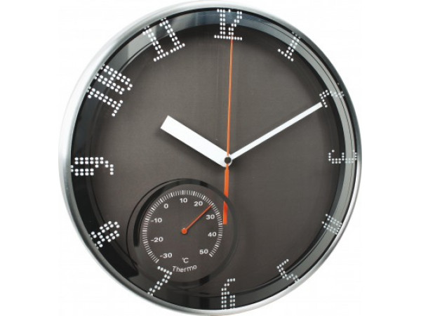 Nástenné hodiny MPM, 3083.7090 - strieborná/čierna, 30cm Nástenné hodiny MPM, 3083.7090 - strieborná/čierna, 30cm