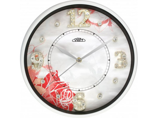 Nástenné hodiny MPM, 3092.00.SW - biela, 30cm Nástenné hodiny MPM, 3092.00.SW - biela, 30cm