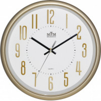 Nástenné hodiny MPM, 3171.8000 - zlatá/biela, 31cm Nástenné hodiny MPM, 3171.8000 - zlatá/biela, 31cm